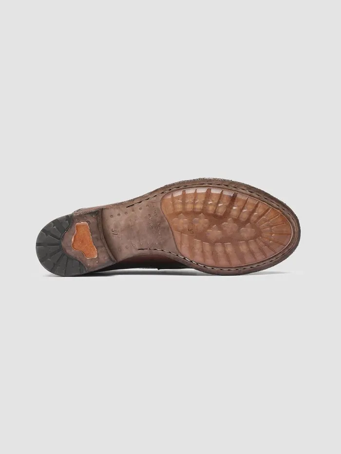 Women Officine Creative Footwear LEXIKON 140 Cigar Leather Penny Loafers Women Officine Creative Footwear LEXIKON 140 Cigar Leather Penny Loafers