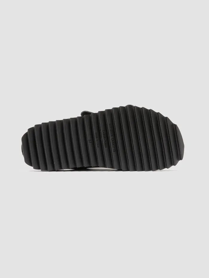 Women Officine Creative Footwear PELAGIE 021 Black Leather Slide Sandals Women Officine Creative Footwear PELAGIE 021 Black Leather Slide Sandals