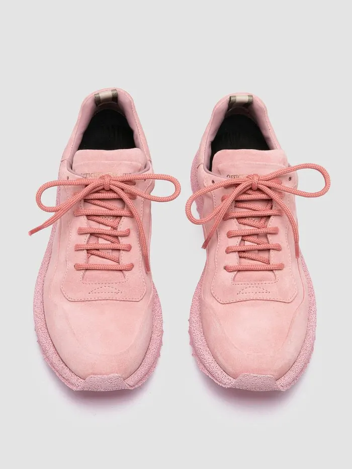 Women Officine Creative Footwear RACE RUBREX 103 Rose Suede Low Top Sneakers Women Officine Creative Footwear RACE RUBREX 103 Rose Suede Low Top Sneakers