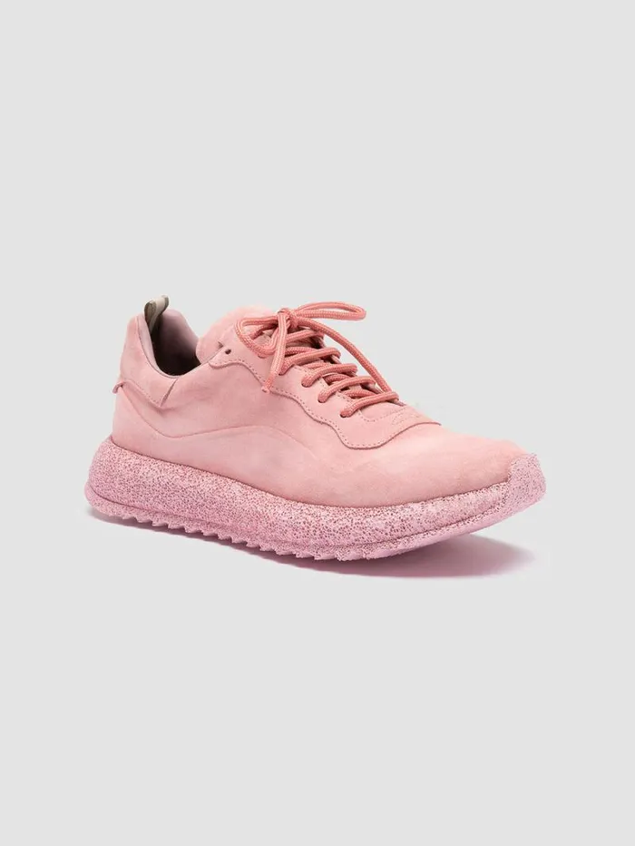 Women Officine Creative Footwear RACE RUBREX 103 Rose Suede Low Top Sneakers Women Officine Creative Footwear RACE RUBREX 103 Rose Suede Low Top Sneakers