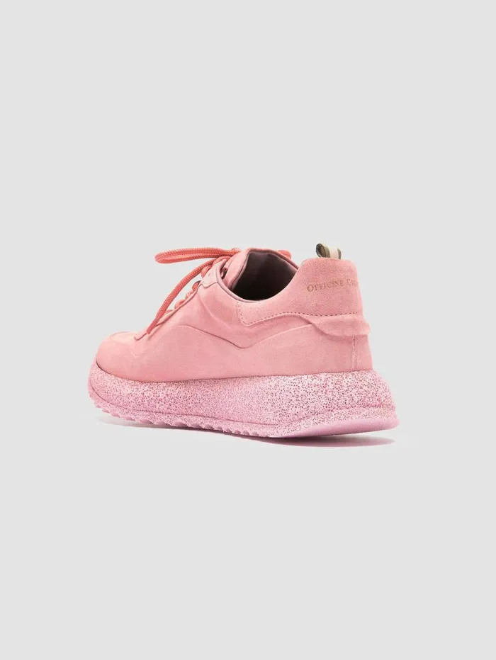 Women Officine Creative Footwear RACE RUBREX 103 Rose Suede Low Top Sneakers Women Officine Creative Footwear RACE RUBREX 103 Rose Suede Low Top Sneakers