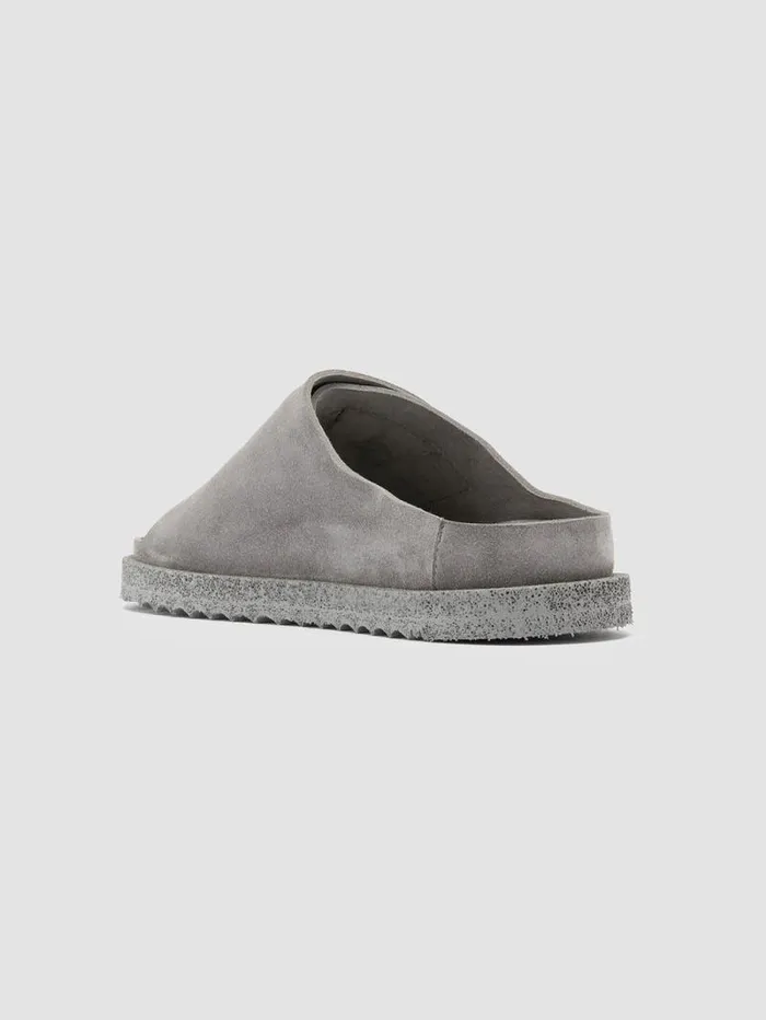 Women Officine Creative Footwear SANDS 106 Gray Suede Slide Sandals Women Officine Creative Footwear SANDS 106 Gray Suede Slide Sandals