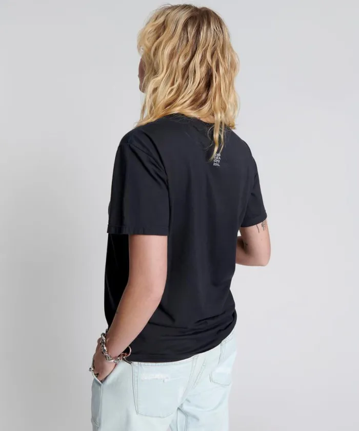 Women ONE TEASPOON POSTER PRINT CREW TEE One Teaspoon Tees and Tanks Women ONE TEASPOON POSTER PRINT CREW TEE One Teaspoon Tees and Tanks