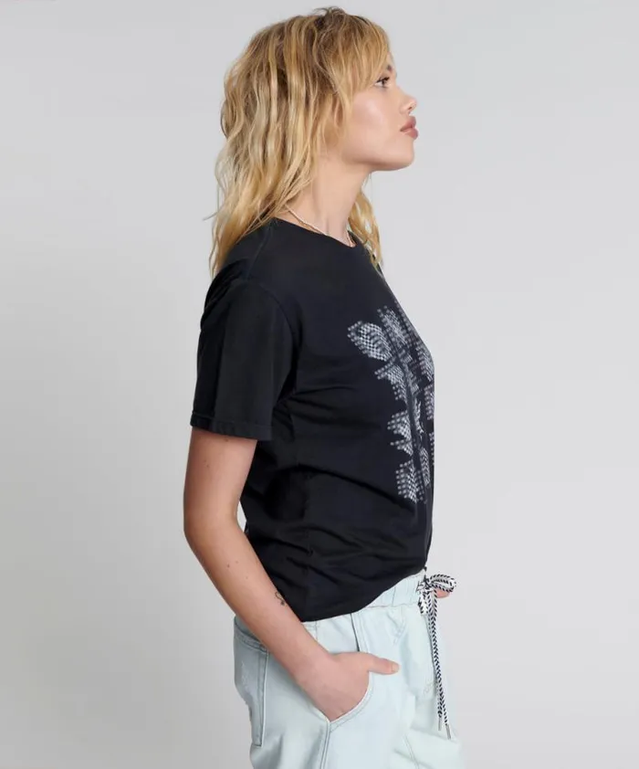 Women ONE TEASPOON POSTER PRINT CREW TEE One Teaspoon Tees and Tanks Women ONE TEASPOON POSTER PRINT CREW TEE One Teaspoon Tees and Tanks