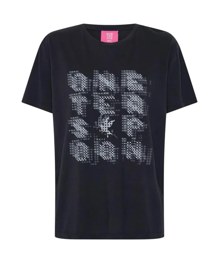 Women ONE TEASPOON POSTER PRINT CREW TEE One Teaspoon Tees and Tanks Women ONE TEASPOON POSTER PRINT CREW TEE One Teaspoon Tees and Tanks