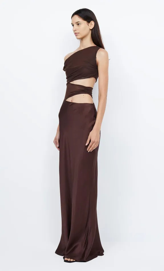Women OPHELIA MAXI DRESS 8211 COCOA Bec Bridge Wedding Guest