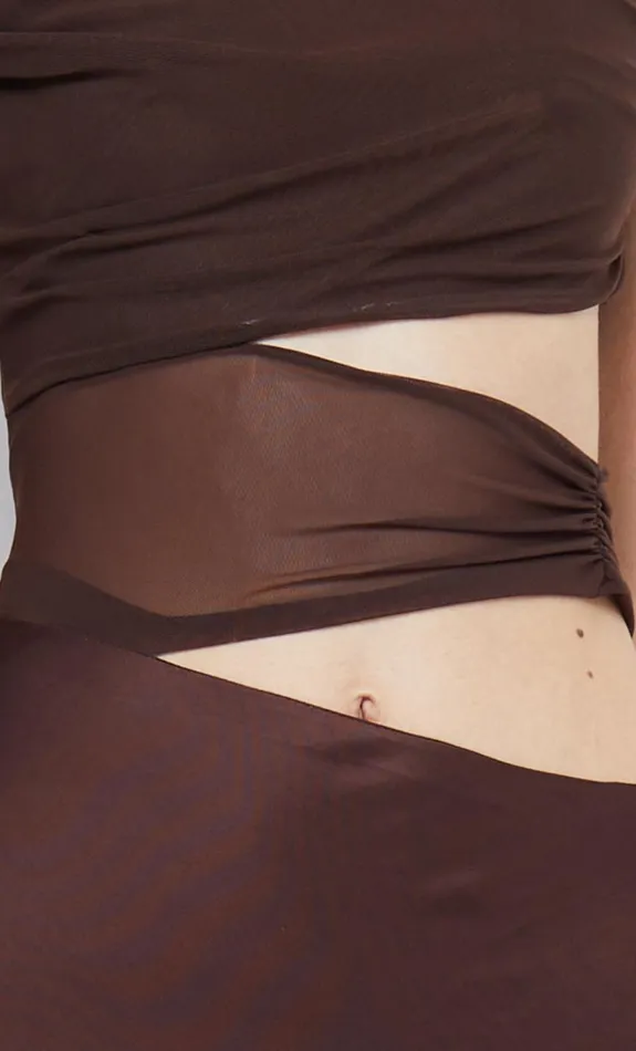 Women OPHELIA MAXI DRESS 8211 COCOA Bec Bridge Wedding Guest