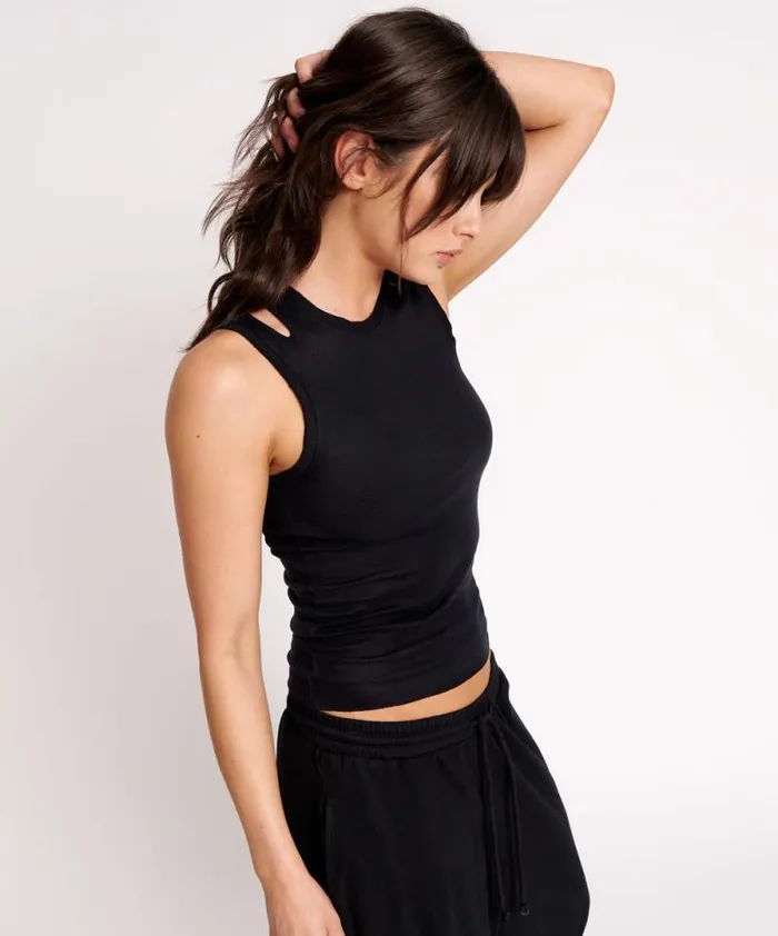Women OTS CUT THROUGH TANK One Teaspoon Tees and Tanks Women OTS CUT THROUGH TANK One Teaspoon Tees and Tanks
