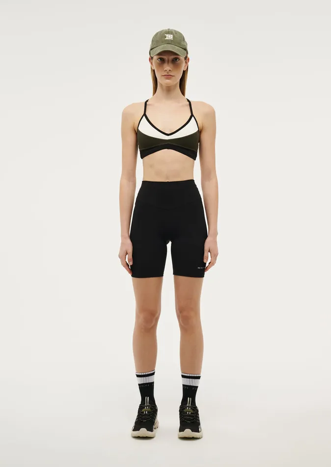 Women PE Nation OVERLAND 2 SPORTS BRA IN FOREST NIGHT ActiveLite