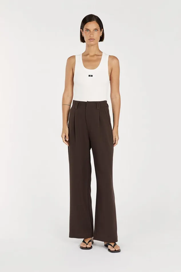 Women Pants DISSH ELLE DARK CHOCOLATE PANT