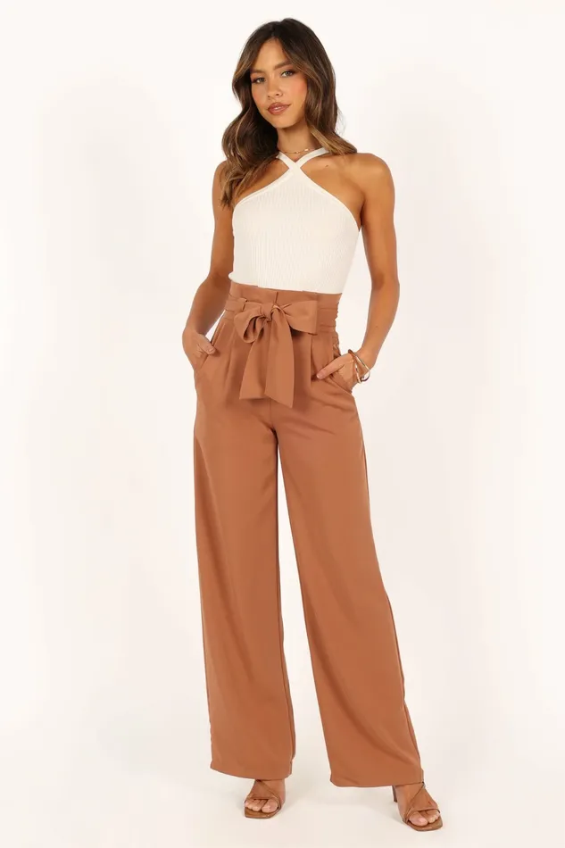 Women Pants Petal and Pup Kieran Pants Tan