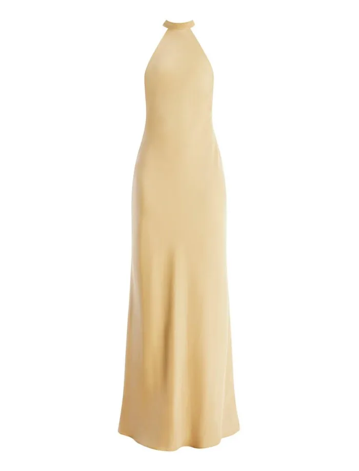 Women Peighten Halter Gown Prairie Sand BCBG Dresses Women Peighten Halter Gown Prairie Sand BCBG Dresses