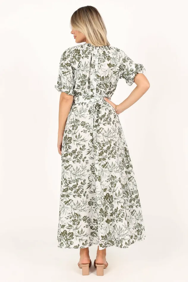 Women Petal and Pup Delilah Set Green Floral Matching Sets