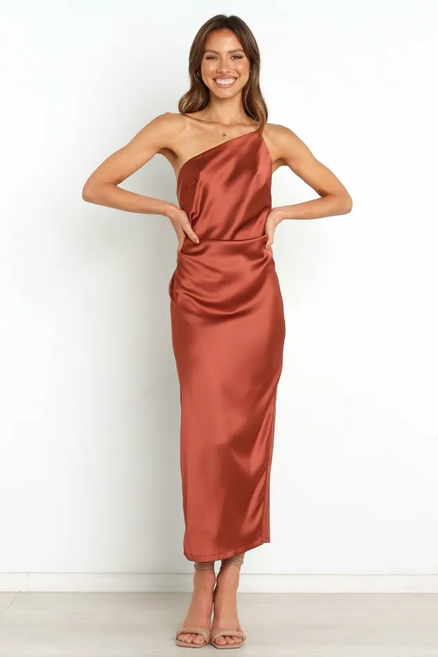 Women Petal and Pup Luella Dress Rust Event Dresses