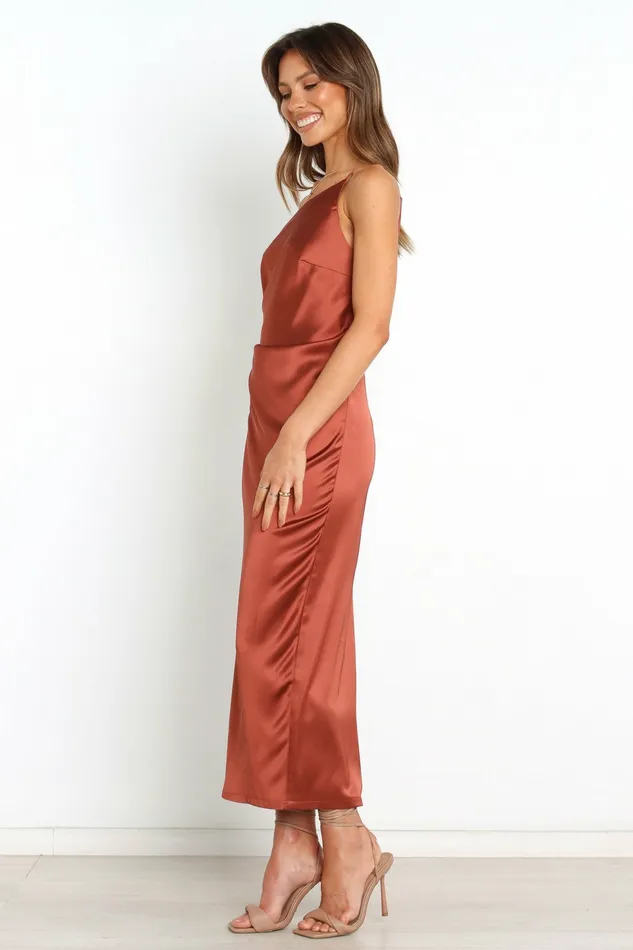 Women Petal and Pup Luella Dress Rust Event Dresses