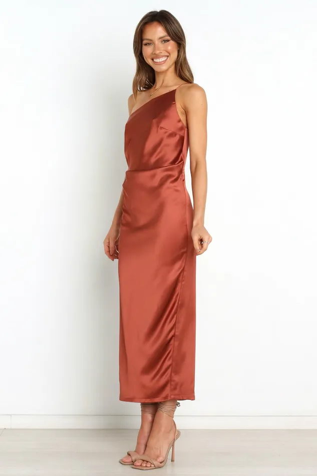 Women Petal and Pup Luella Dress Rust Event Dresses