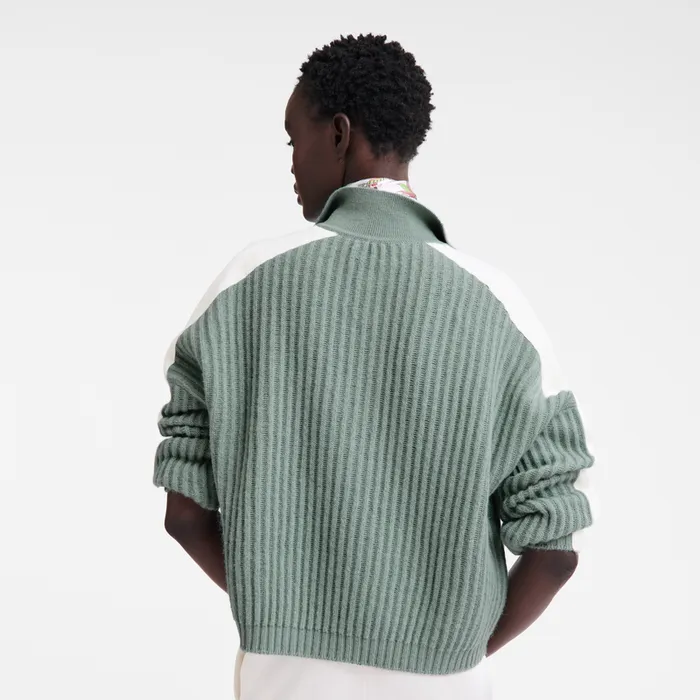 Women Polo collar jumper CeladonCeladonCeladon KnitwearTops and Blouses Longchamp Women Polo collar jumper CeladonCeladonCeladon KnitwearTops and Blouses Longchamp