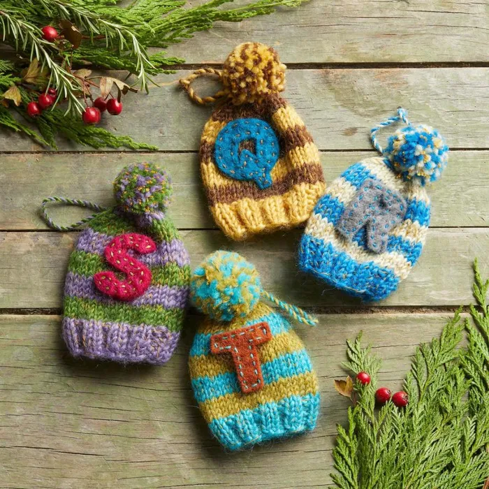 Women Pom Pom Letter Hat Ornament O Sundance Catalog Seasonal