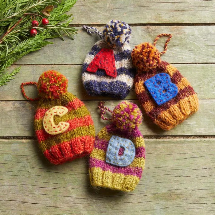 Women Pom Pom Letter Hat Ornament O Sundance Catalog Seasonal