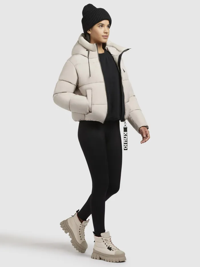 Women Puffer Jackets KHUJO Jacke ELIDA Hellbeige Hellbeige