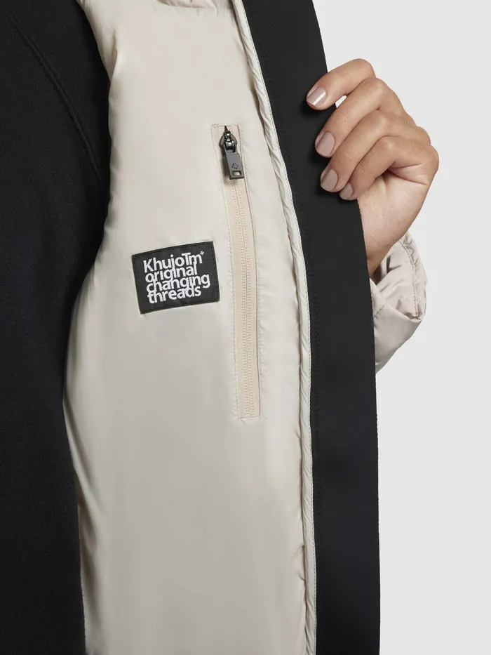 Women Puffer Jackets KHUJO Jacke ELIDA Hellbeige Hellbeige