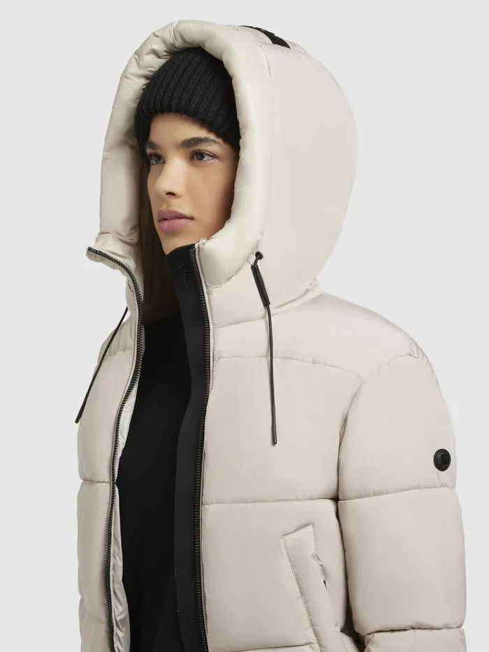 Women Puffer Jackets KHUJO Jacke ELIDA Hellbeige Hellbeige