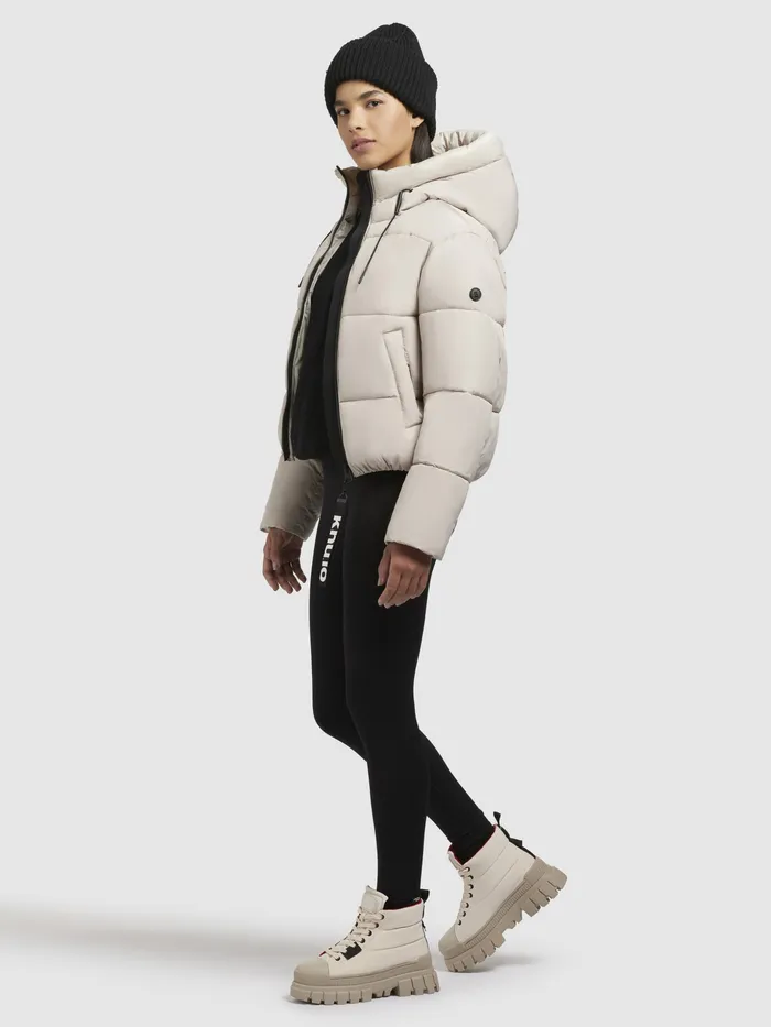 Women Puffer Jackets KHUJO Jacke ELIDA Hellbeige Hellbeige