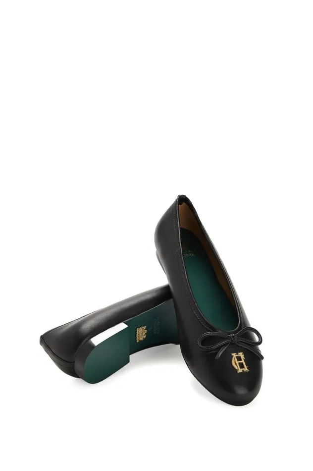 Women Pumps Holland Cooper Ballet Shoe Black Women Pumps Holland Cooper Ballet Shoe Black