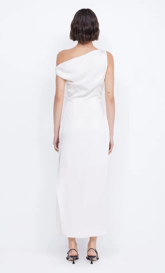 Women ROCHELLE ASYM MIDI DRESS 8211 CREAM Bec Bridge Midi Dresses
