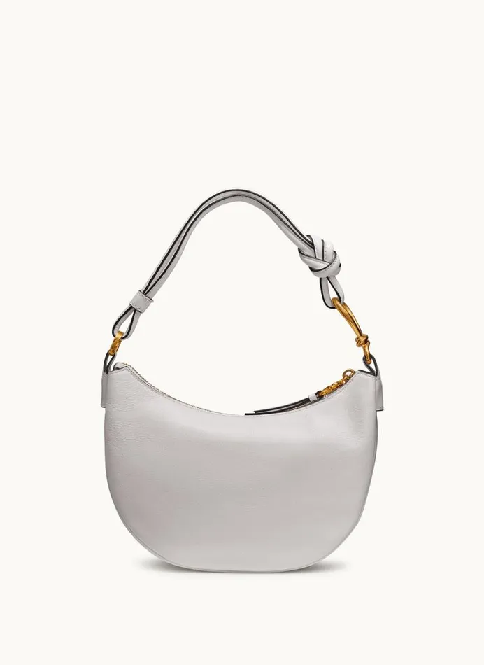 Women ROSLYN SMALL HOBO Briliant White Donna Karan New York Crossbodies And Satchels Women ROSLYN SMALL HOBO Briliant White Donna Karan New York Crossbodies And Satchels