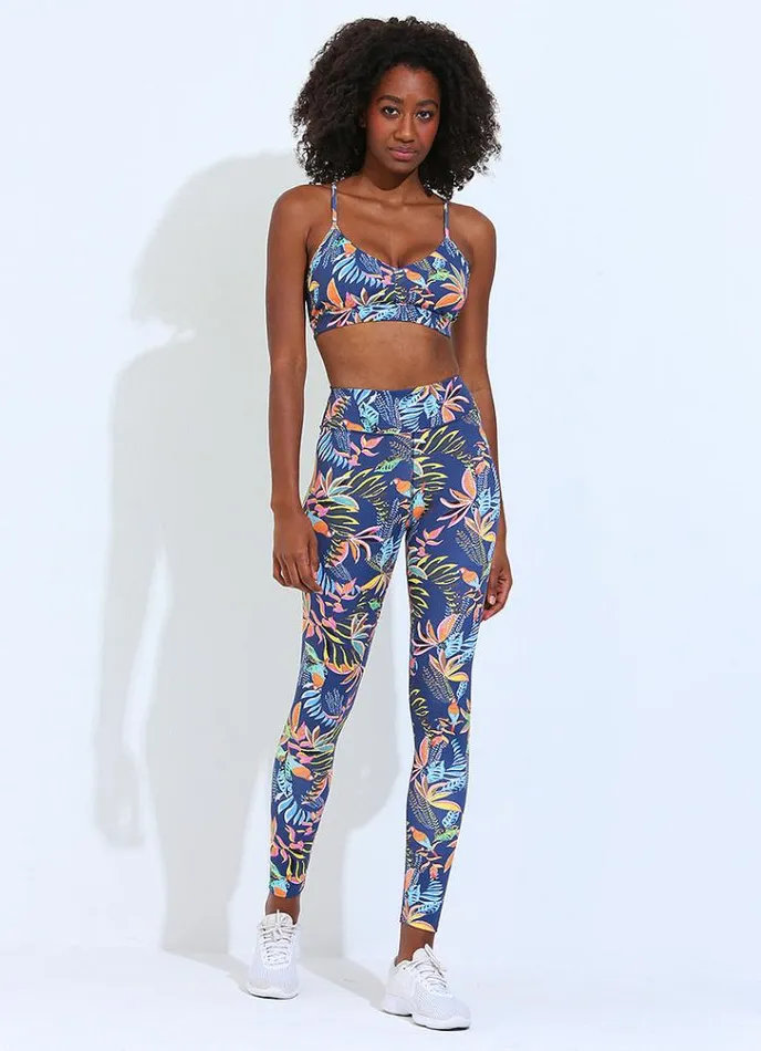 Women Running Leggings Jungle Dona Jo Leggings and Capris