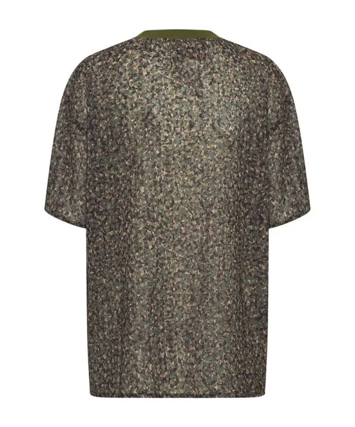 Women SAFARI CAMO CHIFFON TEE One Teaspoon Tops Women SAFARI CAMO CHIFFON TEE One Teaspoon Tops
