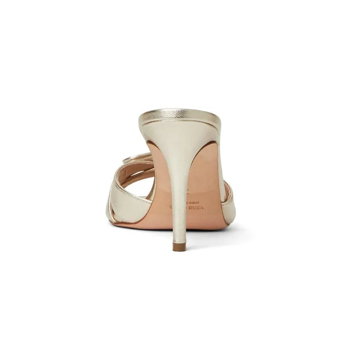 Women Sandals and Slides Bruno Magli PEMA Pump GOLD METALLIC