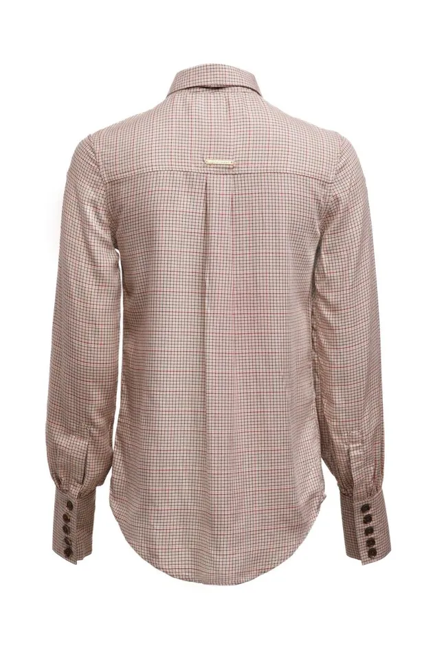 Women Shirts and Blouses Holland Cooper Heritage Shirt Oatmeal Check Women Shirts and Blouses Holland Cooper Heritage Shirt Oatmeal Check