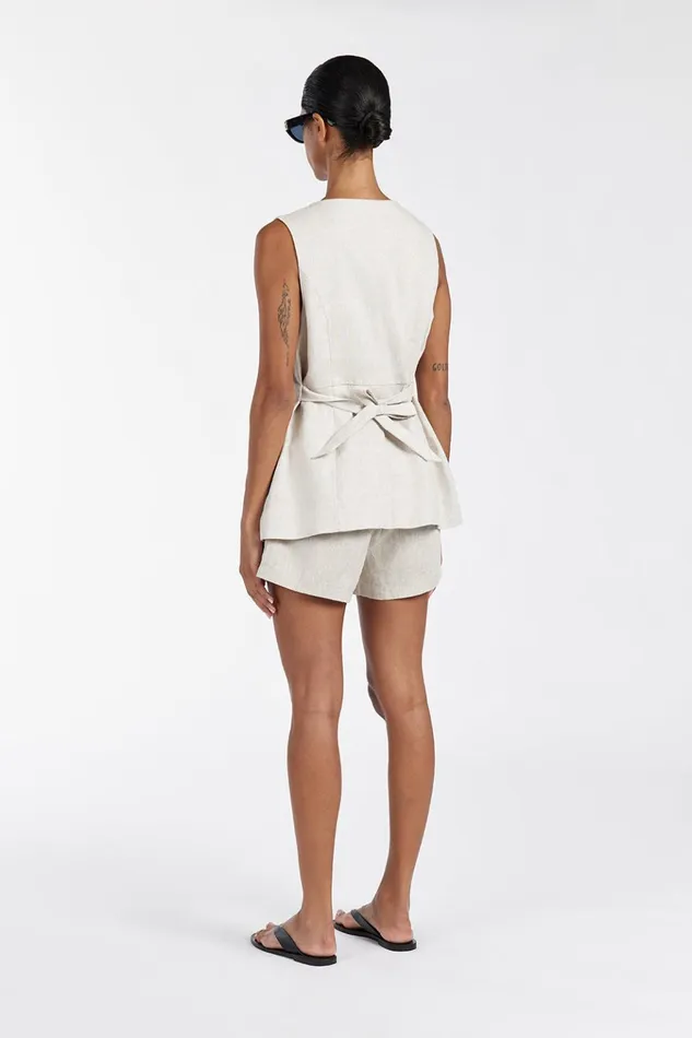 Women Shorts DISSH CORY NATURAL LINEN SHORT