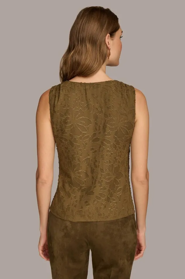 Women SLEEVELESS NOVELTY VNECK BLOUSE Beechgold Donna Karan New York Sweaters And Tops Women SLEEVELESS NOVELTY VNECK BLOUSE Beechgold Donna Karan New York Sweaters And Tops