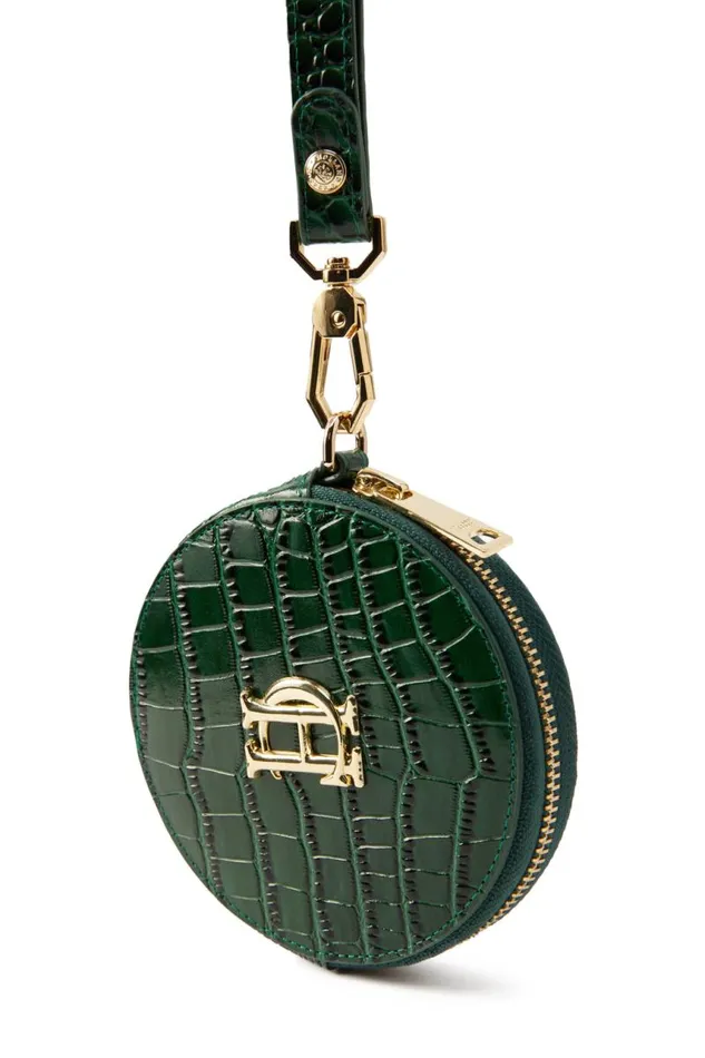 Women Small Leather Goods Holland Cooper Chelsea Coin Purse Emerald Croc Women Small Leather Goods Holland Cooper Chelsea Coin Purse Emerald Croc