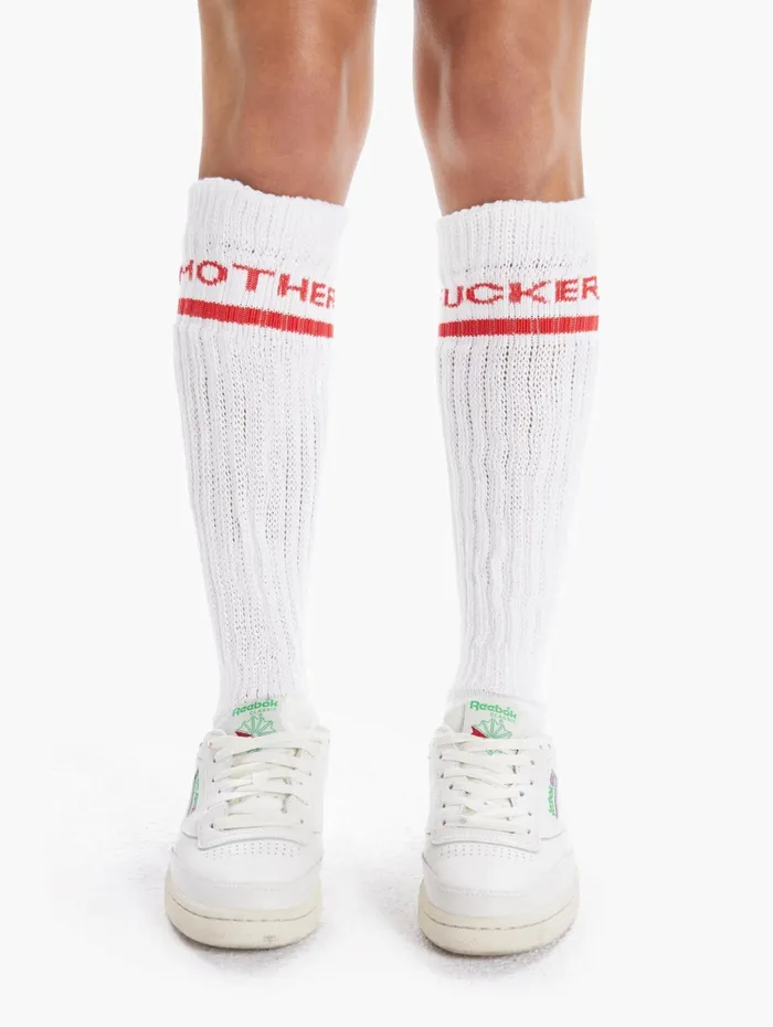 Women SocksLaces Mother Denim The Scrunch Sock Whitered