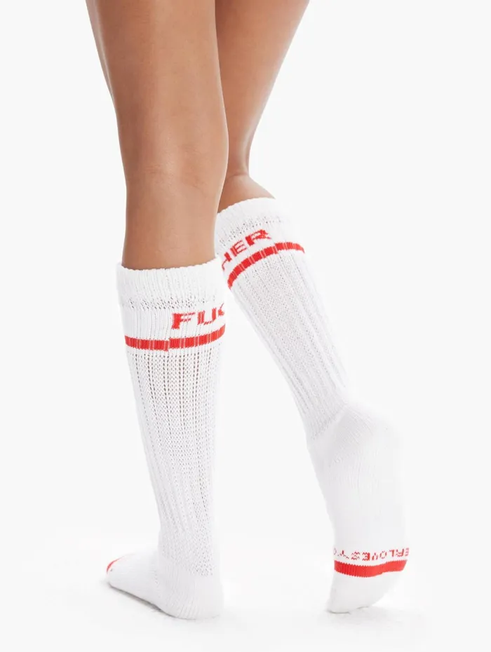 Women SocksLaces Mother Denim The Scrunch Sock Whitered