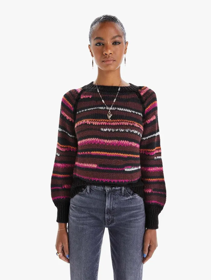 Women Sweaters Mother Denim The BellSleeve Jumper Crop Assorted