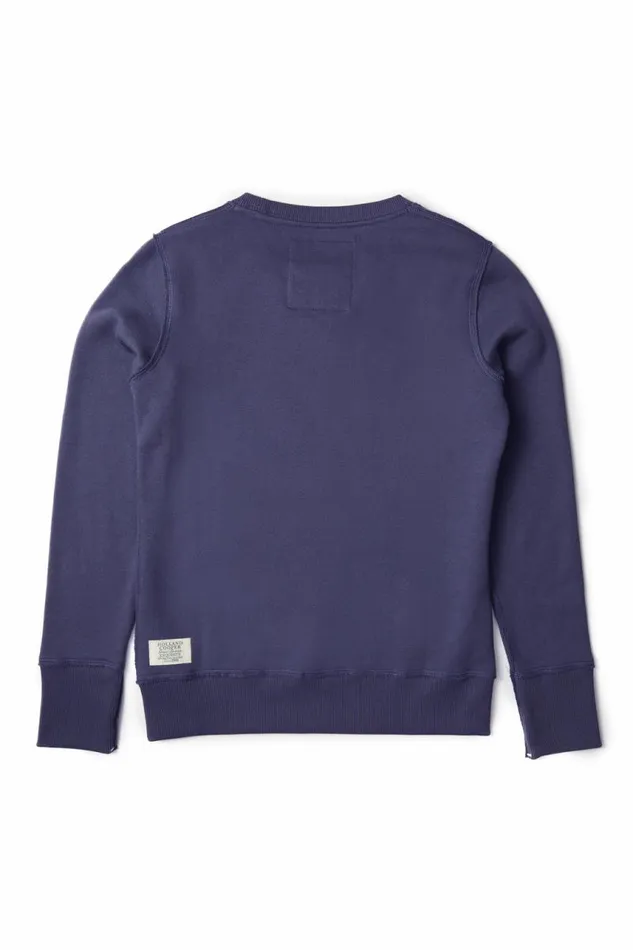 Women Sweatshirts Holland Cooper Varsity Crew Yale Blue