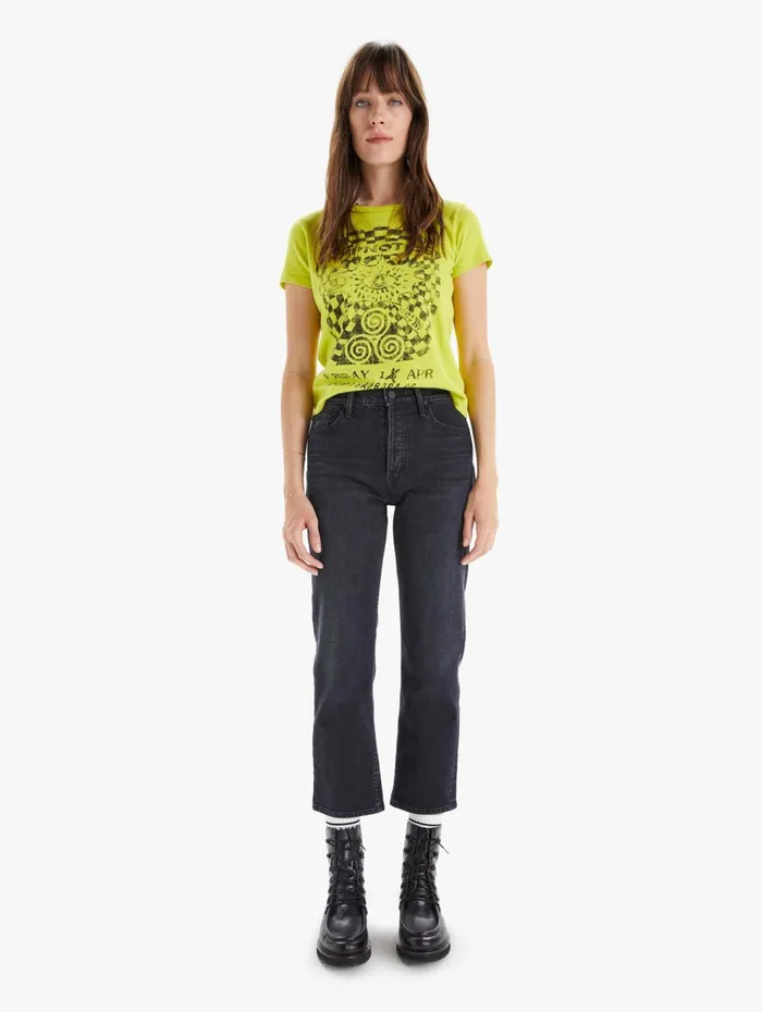 Women Tees Mother Denim The Lil Goodie Goodie Bright Green