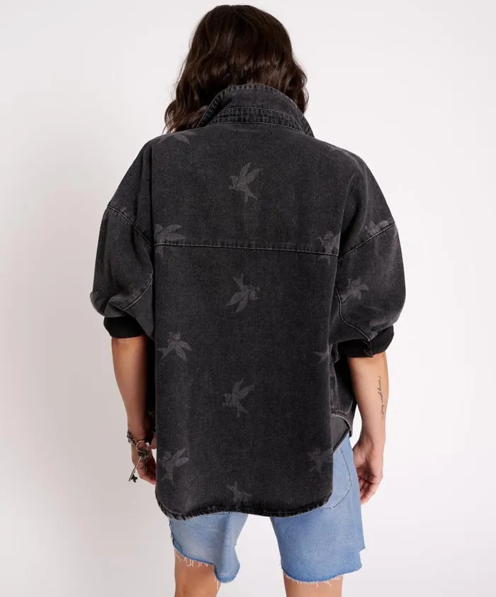 Women THE BOWER DARIA SHACKET One Teaspoon Denim Shirts