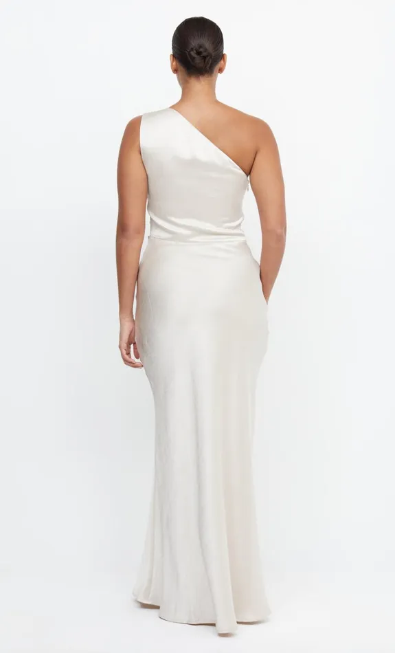 Women THE DREAMER ASYM DRESS 8211 SAND Bec Bridge Maxi Dresses