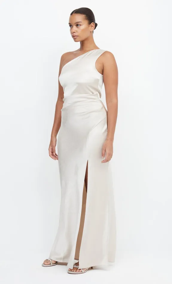 Women THE DREAMER ASYM DRESS 8211 SAND Bec Bridge Maxi Dresses