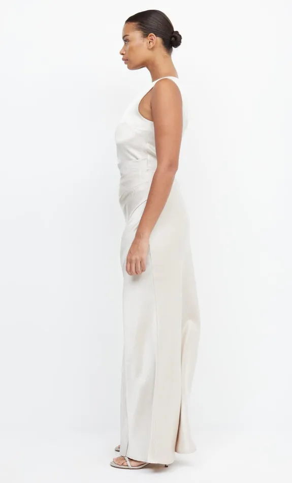 Women THE DREAMER ASYM DRESS 8211 SAND Bec Bridge Maxi Dresses