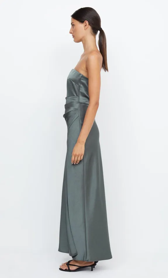 Women THE DREAMER STRAPLESS DRESS 8211 DARK WILLOW Bec Bridge Maxi Dresses