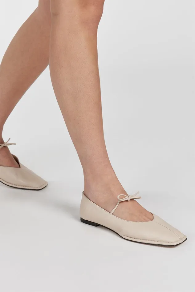 Women The Gift Shop DISSH ALOHAS SWAY CREAM BALLET FLAT
