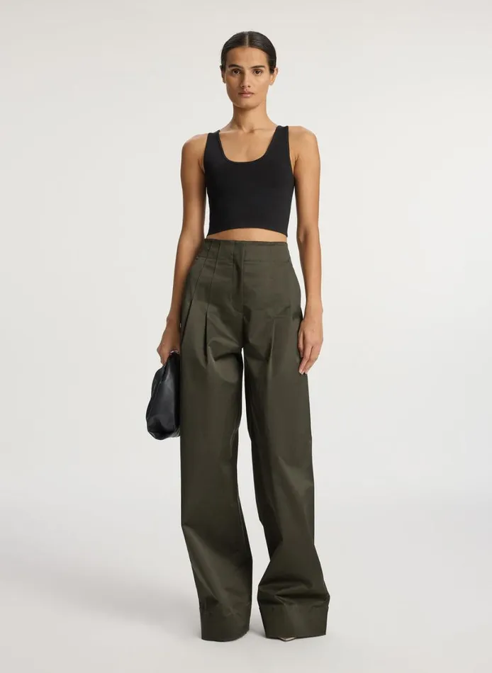 Women Tops ALC Cleo Compact Knit Top Black