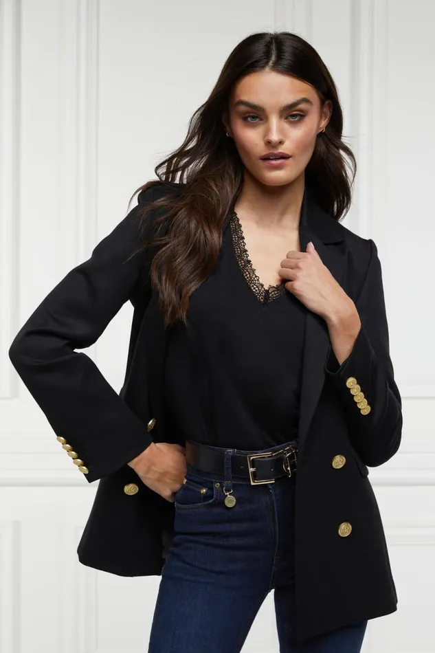 Women Tops Holland Cooper Amelia Tee Black